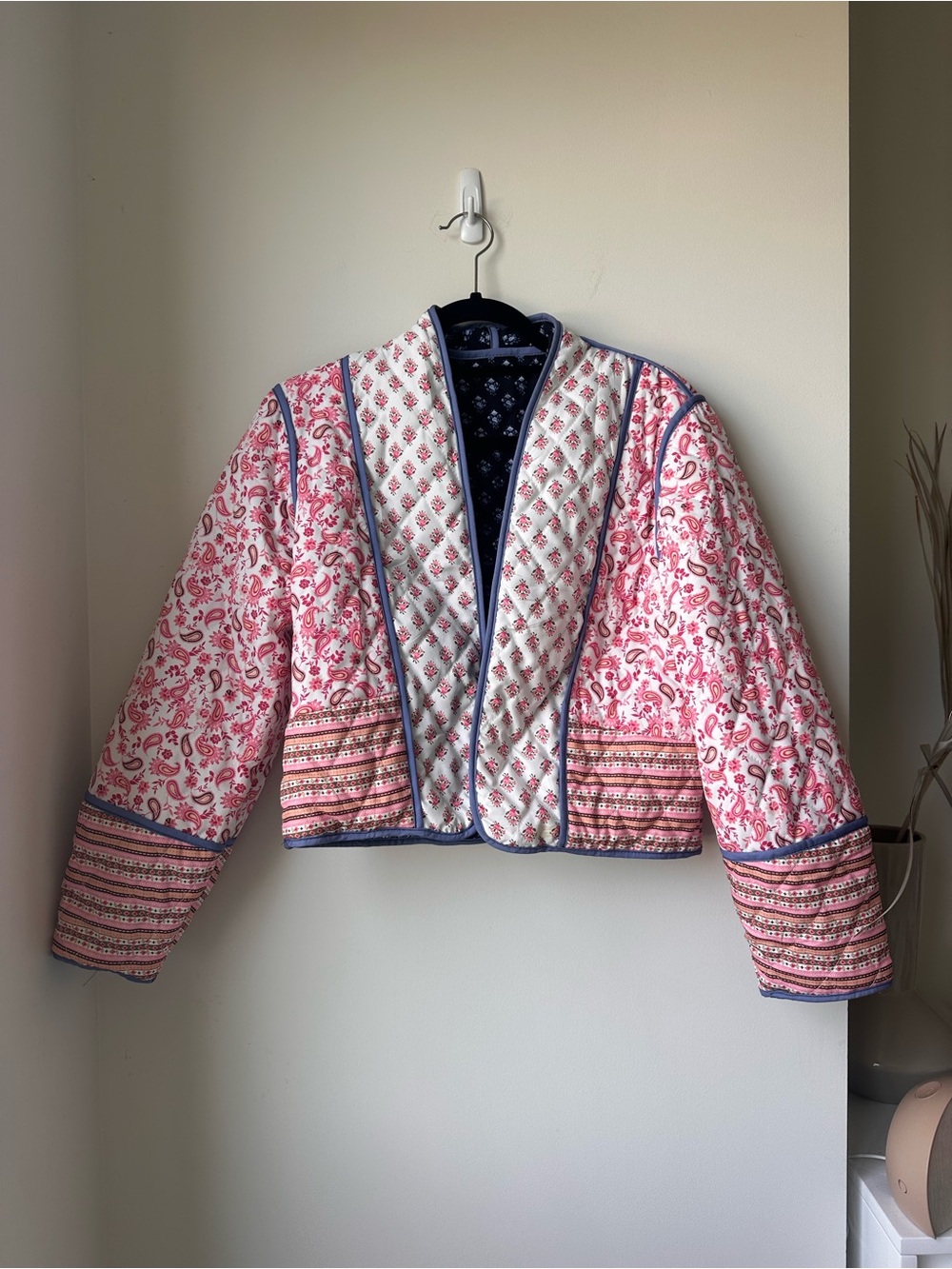 Quilted Floral Reversible Jacket